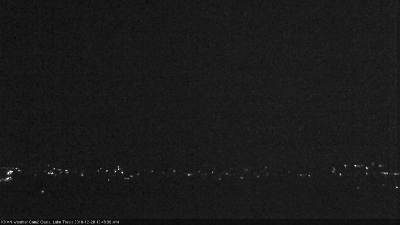 Lake Travis webcam, December 27, 2018 11:50 PM CT