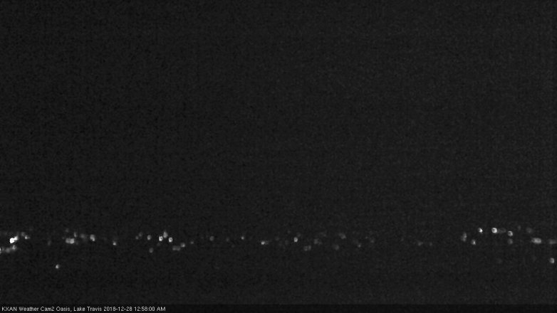 Lake Travis webcam, December 27, 2018 12:00 AM CT