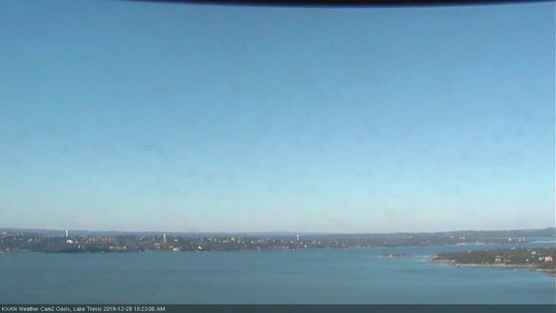 Lake Travis webcam, December 28, 2018 9:25 AM CT