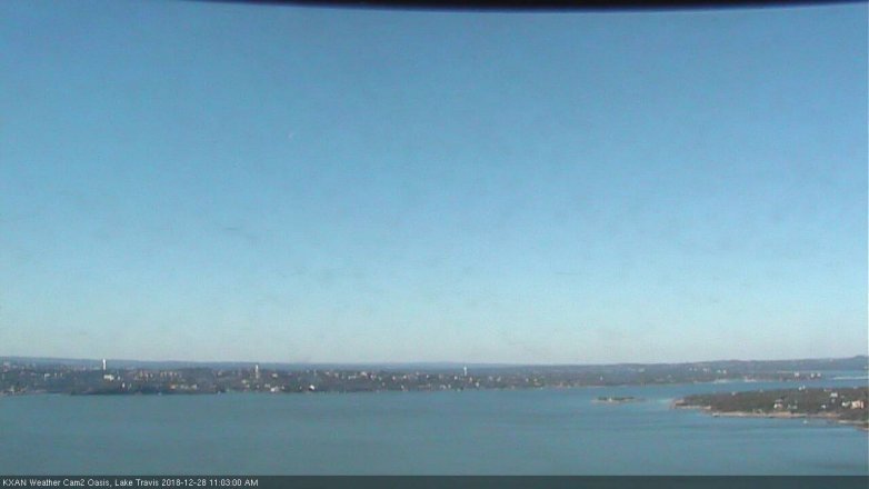 Lake Travis webcam, December 28, 2018 10:05 AM CT