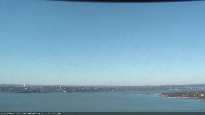Lake Travis webcam, December 28, 2018 10:10 AM CT