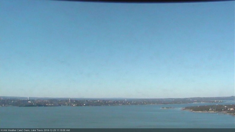 Lake Travis webcam, December 28, 2018 10:20 AM CT