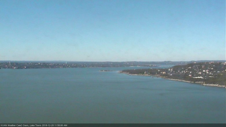 Lake Travis webcam, December 28, 2018 11:00 AM CT