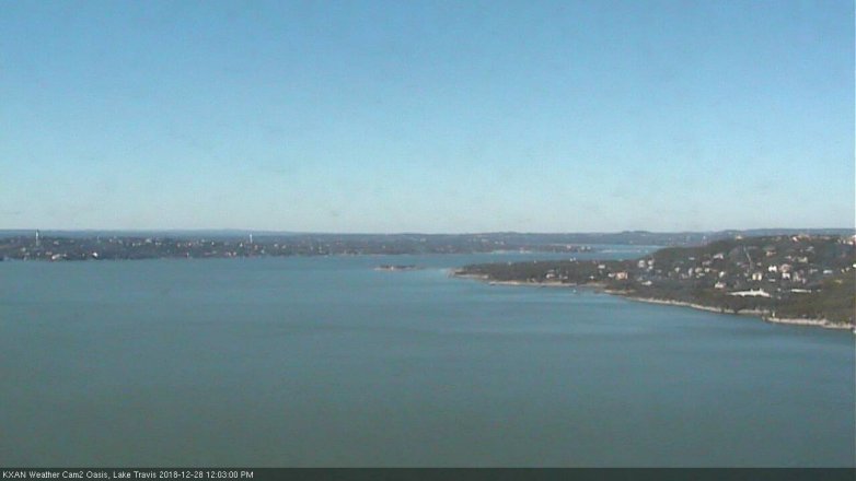 Lake Travis webcam, December 28, 2018 11:05 AM CT
