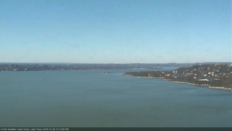 Lake Travis webcam, December 28, 2018 11:15 AM CT