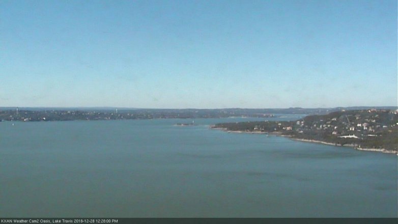 Lake Travis webcam, December 28, 2018 11:30 AM CT
