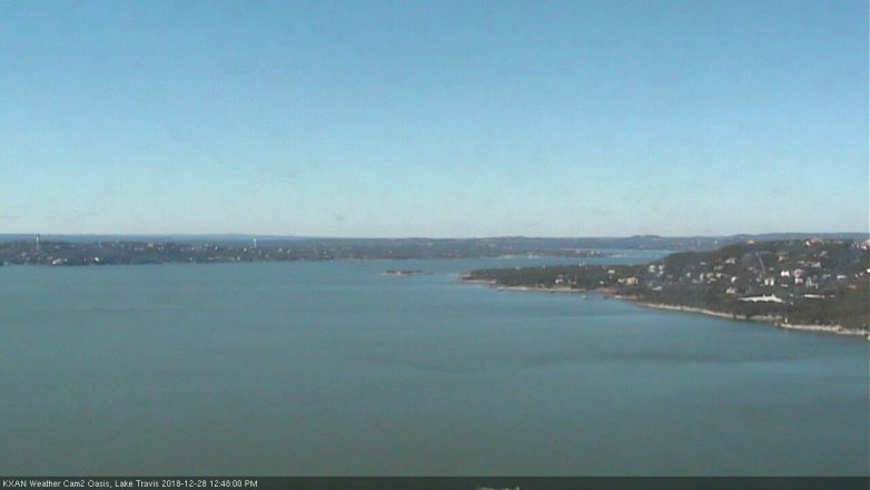 Lake Travis webcam, December 28, 2018 11:50 AM CT