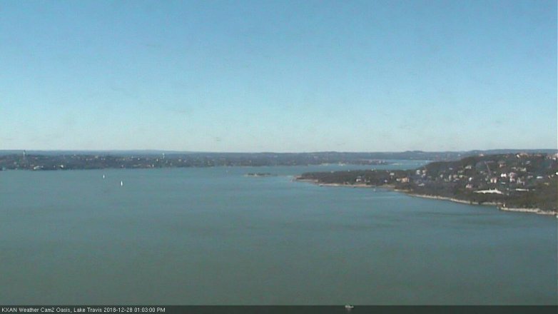 Lake Travis webcam, December 28, 2018 12:05 PM CT