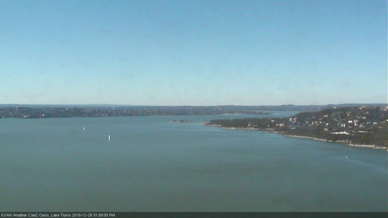 Lake Travis webcam, December 28, 2018 12:10 PM CT