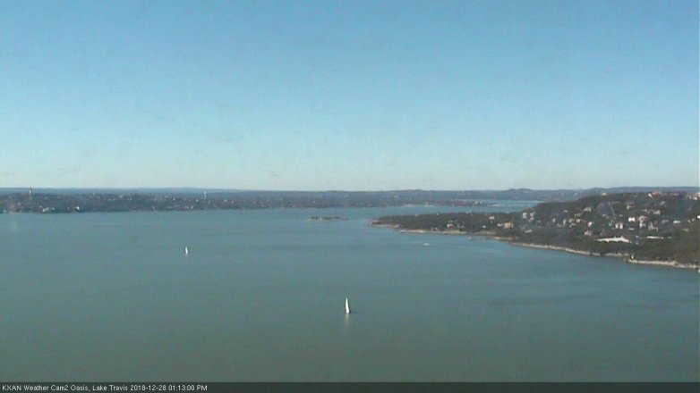 Lake Travis webcam, December 28, 2018 12:15 PM CT