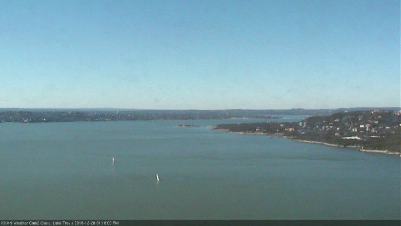 Lake Travis webcam, December 28, 2018 12:20 PM CT