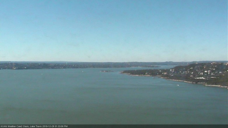 Lake Travis webcam, December 28, 2018 12:35 PM CT