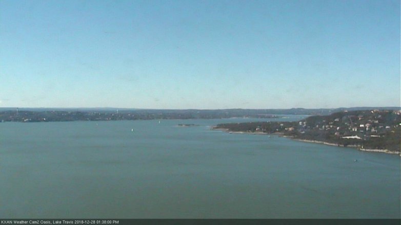 Lake Travis webcam, December 28, 2018 12:40 PM CT