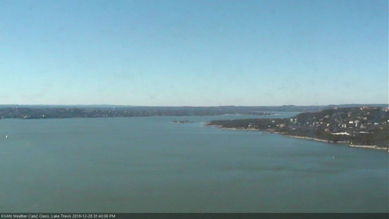 Lake Travis webcam, December 28, 2018 12:45 PM CT