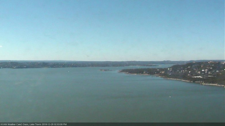Lake Travis webcam, December 28, 2018 1:05 PM CT