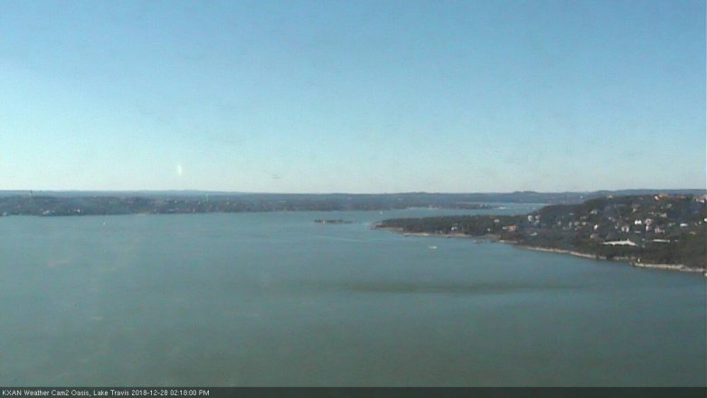 Lake Travis webcam, December 28, 2018 1:20 PM CT