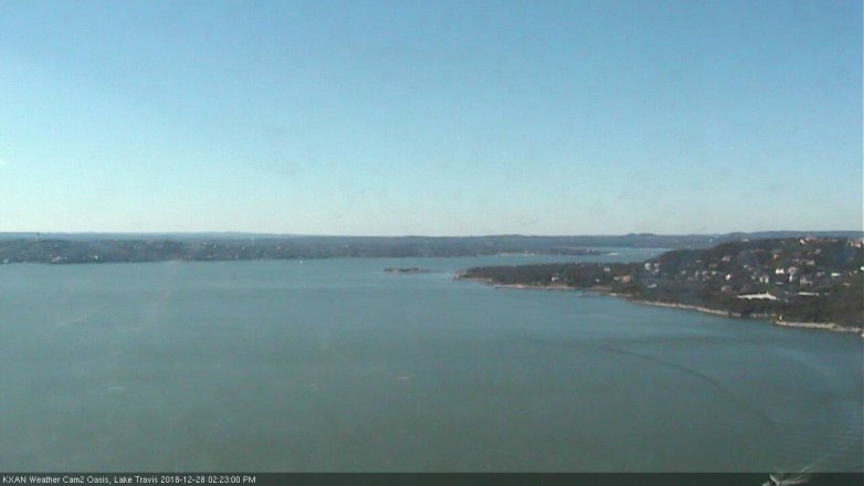 Lake Travis webcam, December 28, 2018 1:25 PM CT