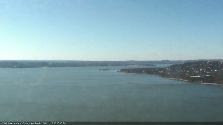 Lake Travis webcam, December 28, 2018 2:10 PM CT