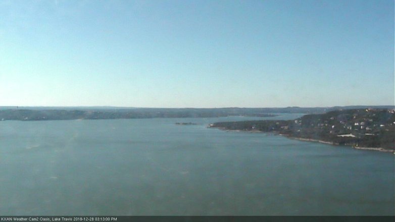 Lake Travis webcam, December 28, 2018 2:15 PM CT