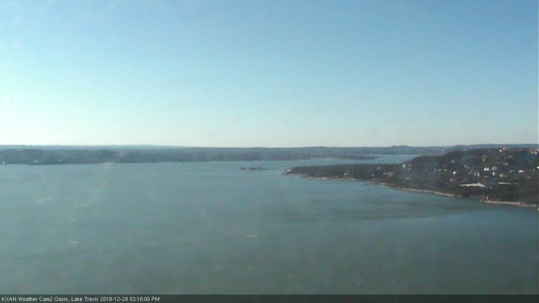 Lake Travis webcam, December 28, 2018 2:20 PM CT