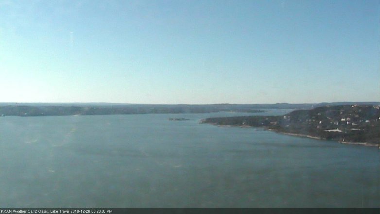 Lake Travis webcam, December 28, 2018 2:30 PM CT