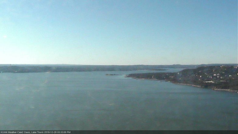 Lake Travis webcam, December 28, 2018 2:35 PM CT