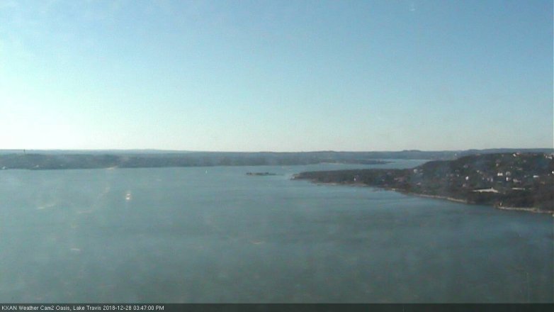Lake Travis webcam, December 28, 2018 2:50 PM CT