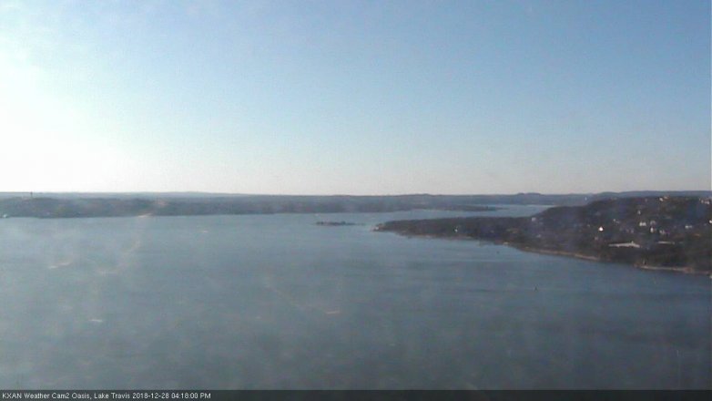 Lake Travis webcam, December 28, 2018 3:20 PM CT