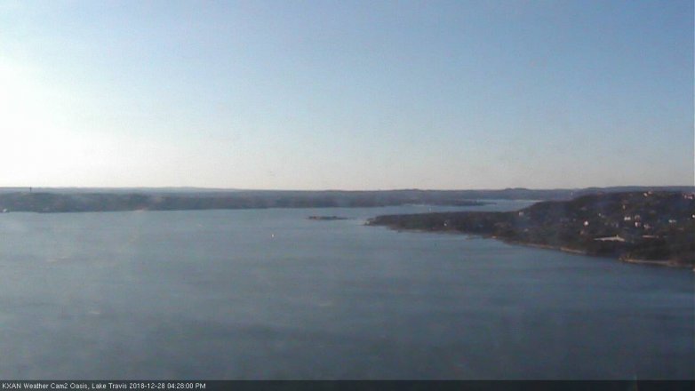 Lake Travis webcam, December 28, 2018 3:30 PM CT