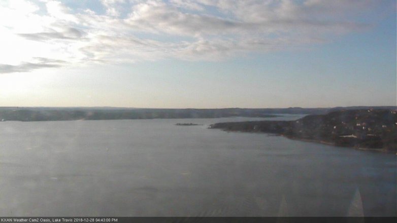 Lake Travis webcam, December 28, 2018 3:45 PM CT