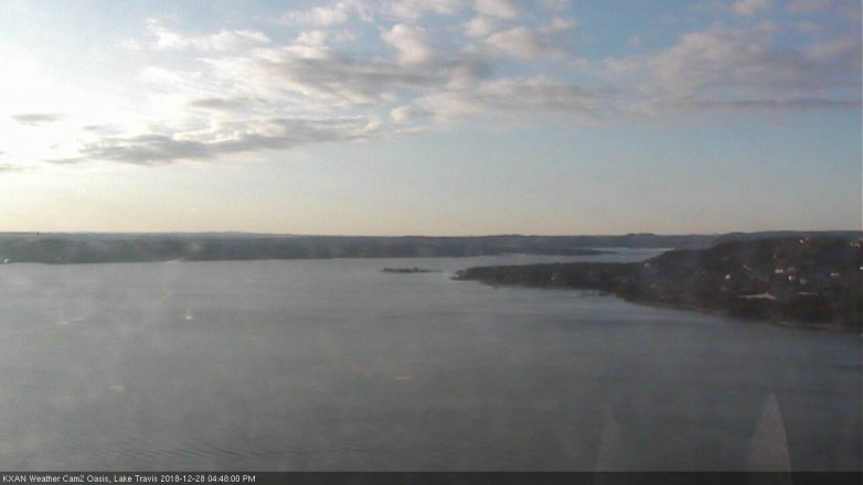 Lake Travis webcam, December 28, 2018 3:50 PM CT