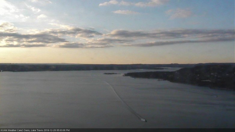 Lake Travis webcam, December 28, 2018 4:05 PM CT