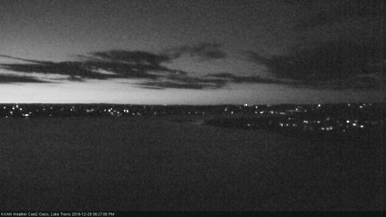 Lake Travis webcam, December 28, 2018 5:30 PM CT