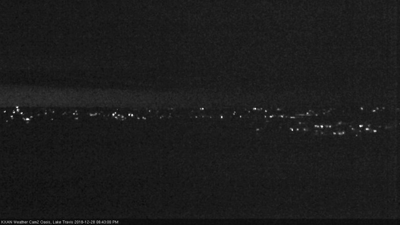 Lake Travis webcam, December 28, 2018 5:45 PM CT