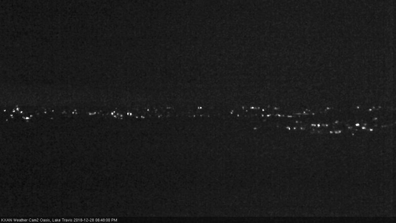 Lake Travis webcam, December 28, 2018 5:50 PM CT