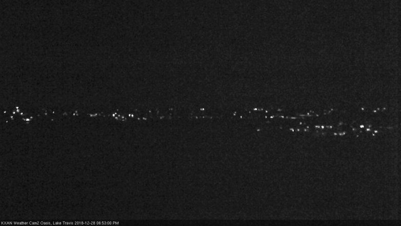 Lake Travis webcam, December 28, 2018 5:55 PM CT