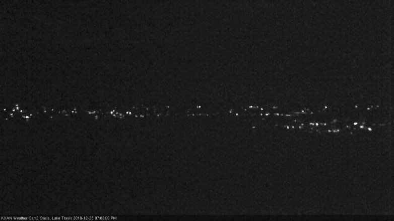 Lake Travis webcam, December 28, 2018 6:05 PM CT