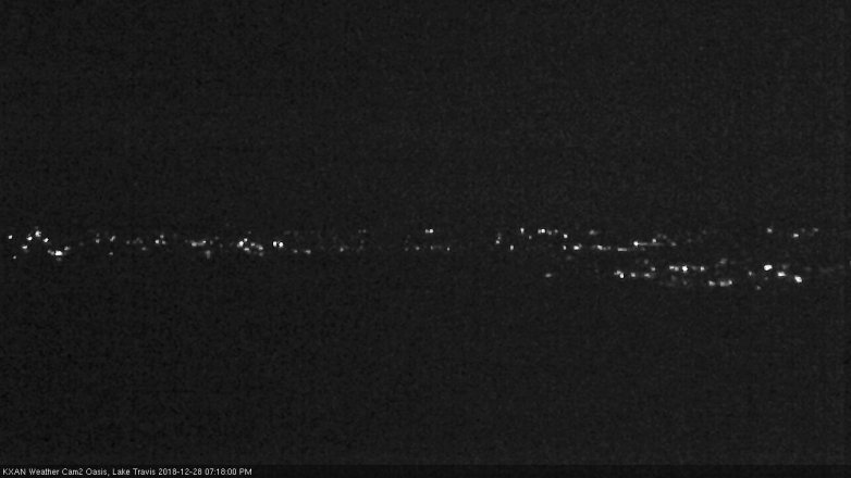 Lake Travis webcam, December 28, 2018 6:20 PM CT