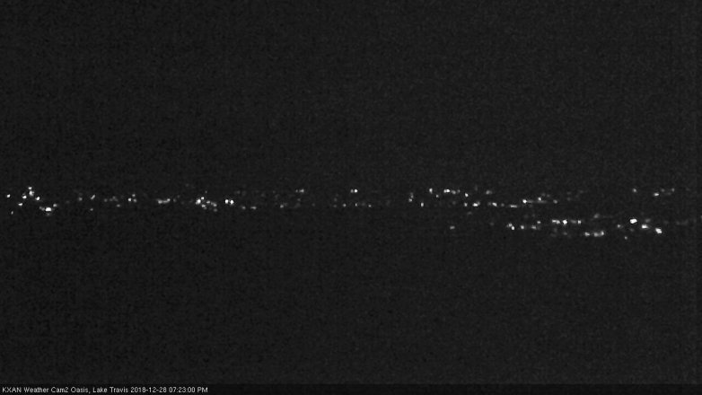Lake Travis webcam, December 28, 2018 6:25 PM CT