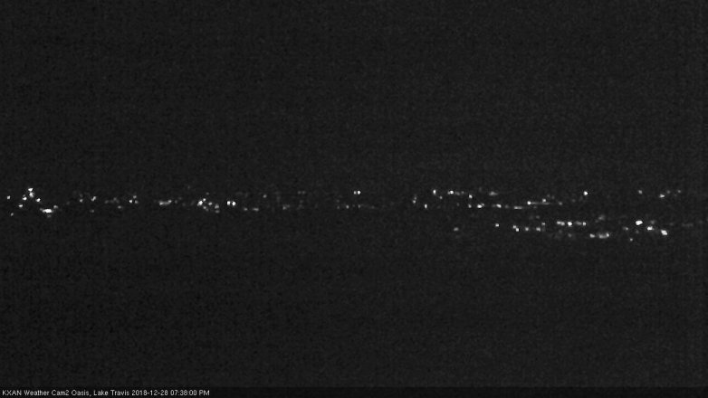Lake Travis webcam, December 28, 2018 6:40 PM CT