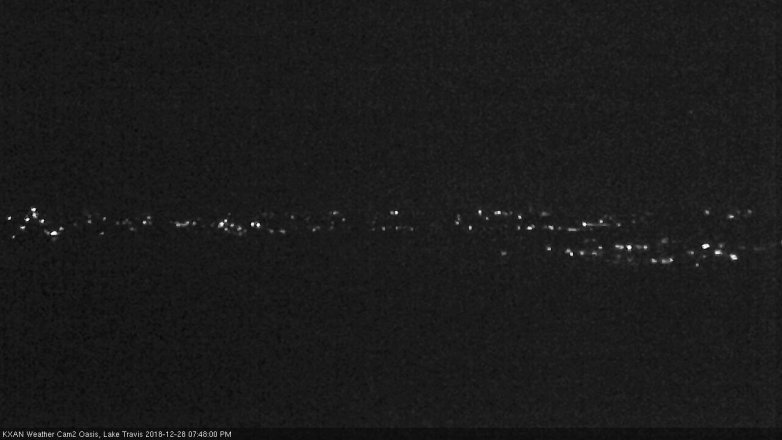 Lake Travis webcam, December 28, 2018 6:50 PM CT