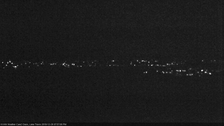 Lake Travis webcam, December 28, 2018 7:00 PM CT