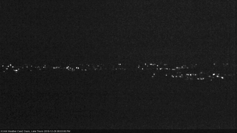 Lake Travis webcam, December 28, 2018 7:05 PM CT