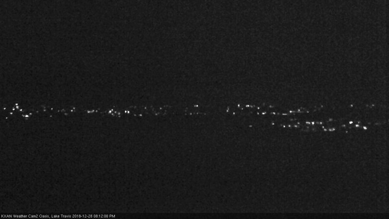 Lake Travis webcam, December 28, 2018 7:15 PM CT