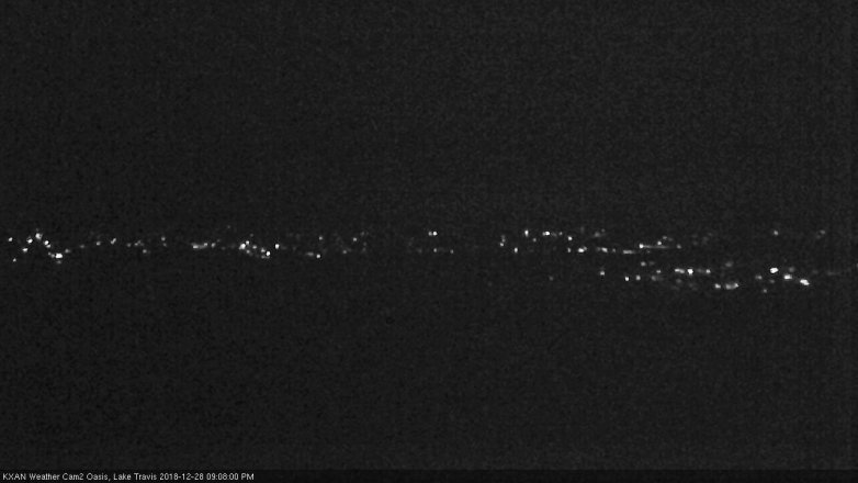 Lake Travis webcam, December 28, 2018 8:10 PM CT