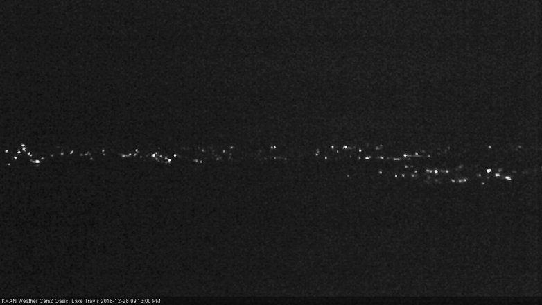 Lake Travis webcam, December 28, 2018 8:15 PM CT