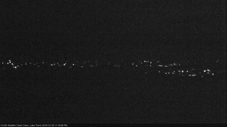 Lake Travis webcam, December 28, 2018 10:20 PM CT