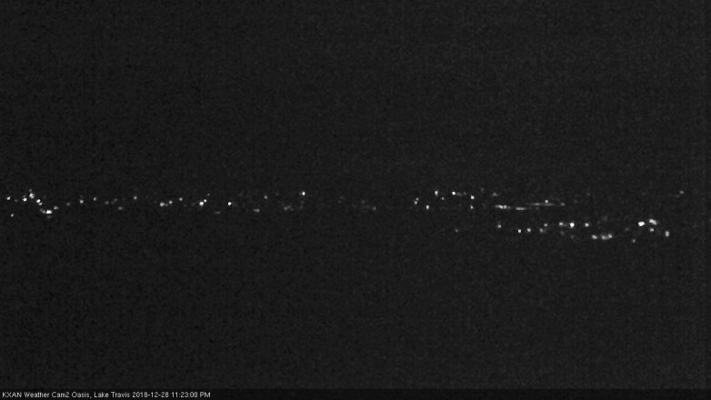 Lake Travis webcam, December 28, 2018 10:25 PM CT
