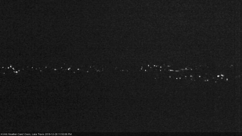 Lake Travis webcam, December 28, 2018 10:55 PM CT