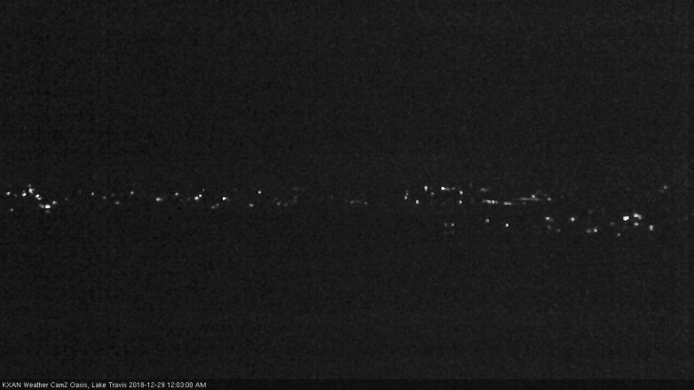 Lake Travis webcam, December 28, 2018 11:05 PM CT